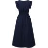 image:imageSHEWIN Women Summer Elegant Ruffle Sleeve Dress Semi Formal Boho Outfits 2026Navy Blue