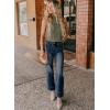 image:imageSHEWIN Women Wide Leg Jeans High Waisted Stretch Denim Pants Inseam 2526 inchBlue