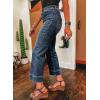 image:imageSHEWIN Women Wide Leg Jeans High Waisted Stretch Denim Pants Inseam 2526 inchBluing
