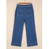 image:imageSHEWIN Women Wide Leg Jeans High Waisted Stretch Denim Pants Inseam 2526 inchDark Blue
