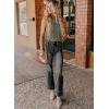 image:imageSHEWIN Women Wide Leg Jeans High Waisted Stretch Denim Pants Inseam 2526 inchDark Grey