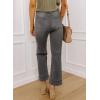 image:imageSHEWIN Women Wide Leg Jeans High Waisted Stretch Denim Pants Inseam 2526 inchGrey