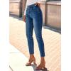 image:imageSHEWIN Womens High Waisted Skinny Jeans Stretchy Trendy Slimming Jeggings Buttons Full Length Denim Pants with PocketsAshleigh Blue