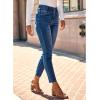 image:imageSHEWIN Womens High Waisted Skinny Jeans Stretchy Trendy Slimming Jeggings Buttons Full Length Denim Pants with PocketsAshleigh Blue