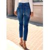 image:imageSHEWIN Womens High Waisted Skinny Jeans Stretchy Trendy Slimming Jeggings Buttons Full Length Denim Pants with PocketsAshleigh Blue