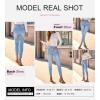 image:imageSHEWIN Womens High Waisted Skinny Jeans Stretchy Trendy Slimming Jeggings Buttons Full Length Denim Pants with PocketsBeau Blue