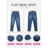 image:imageSHEWIN Womens High Waisted Skinny Jeans Stretchy Trendy Slimming Jeggings Buttons Full Length Denim Pants with PocketsDusk Blue