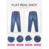 image:imageSHEWIN Womens High Waisted Skinny Jeans Stretchy Trendy Slimming Jeggings Buttons Full Length Denim Pants with PocketsMist Blue