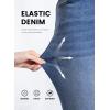 image:imageSHEWIN Womens High Waisted Skinny Jeans Stretchy Trendy Slimming Jeggings Buttons Full Length Denim Pants with PocketsMist Blue