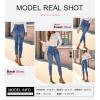 image:imageSHEWIN Womens High Waisted Skinny Jeans Stretchy Trendy Slimming Jeggings Buttons Full Length Denim Pants with PocketsMist Blue