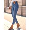 image:imageSHEWIN Womens High Waisted Skinny Jeans Stretchy Trendy Slimming Jeggings Buttons Full Length Denim Pants with PocketsMist Blue