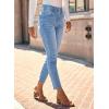image:imageSHEWIN Womens High Waisted Skinny Jeans Stretchy Trendy Slimming Jeggings Buttons Full Length Denim Pants with PocketsMyosotis
