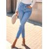 image:imageSHEWIN Womens High Waisted Skinny Jeans Stretchy Trendy Slimming Jeggings Buttons Full Length Denim Pants with PocketsMyosotis
