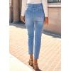image:imageSHEWIN Womens High Waisted Skinny Jeans Stretchy Trendy Slimming Jeggings Buttons Full Length Denim Pants with PocketsMyosotis