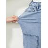 image:imageSHEWIN Womens Washed High Rise Barrel Jeans Elastic Waist Cropped Tapered Balloon Denim Ankle PantsBeau Blue
