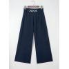 image:imageSHEWIN Womens Wide Leg Dress Palazzo Pants Elastic High Waisted Pleated Slacks Flowy Long Work Business Casual TrousersNavy Blue