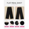 image:imageSHEWIN Womens Wide Leg Dress Pants 2026 Pleated Business Casual Office Work Palazzo Pants High Waisted Slacks TrousersBlack