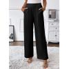 image:imageSHEWIN Womens Wide Leg Dress Pants 2026 Pleated Business Casual Office Work Palazzo Pants High Waisted Slacks TrousersBlack