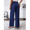 image:imageSHEWIN Womens Wide Leg Dress Pants 2026 Pleated Business Casual Office Work Palazzo Pants High Waisted Slacks TrousersDirty Blue
