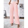 image:imageSHEWIN Womens Wide Leg Dress Pants 2026 Pleated Business Casual Office Work Palazzo Pants High Waisted Slacks TrousersPink
