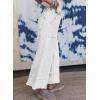 image:imageSHEWIN Womens Wide Leg Jeans High Waisted Baggy Jeans Stretchy Drawstring Denim PantsWhite