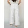 image:imageSHEWIN Womens Wide Leg Jeans High Waisted Baggy Jeans Stretchy Drawstring Denim PantsWhite