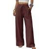 image:imageSHEWIN Pants for Women Casual Womens Work Pants Lightweight Womens Slacks Business Casual Outfits for WomenBrown