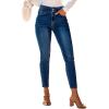 image:imageSHEWIN Womens High Waisted Skinny Jeans Stretchy Trendy Slimming Jeggings Buttons Full Length Denim Pants with PocketsAshleigh Blue