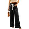 image:imageSHEWIN Womens Wide Leg Jeans High Waisted Tummy Control Stretchy Straight Leg Jeans Vintage Denim Casual Baggy PantsBlack