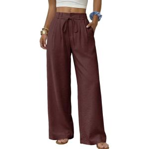 image:imageSHEWIN Pants for Women Casual Womens Work Pants Lightweight Womens Slacks Business Casual Outfits for WomenBrown