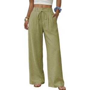 image:imageSHEWIN Pants for Women Casual Womens Work Pants Lightweight Womens Slacks Business Casual Outfits for WomenGreen