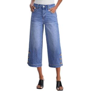 image:imageSHEWIN Women Stretch Wide Leg Jeans Ankle Capri Comfort Jean 2026Light Blue