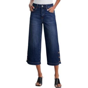 image:imageSHEWIN Women Stretch Wide Leg Jeans Ankle Capri Comfort Jean 2026Navy Blue