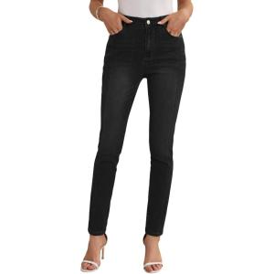 image:imageSHEWIN Womens Skinny Jeans Stretchy High Waisted Denim Jeggings Size 418Black