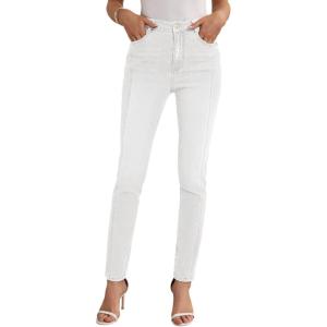 image:imageSHEWIN Womens Skinny Jeans Stretchy High Waisted Denim Jeggings Size 418White