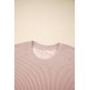 image:imageSHEWIN Women Casual Two Piece Sets Ribbed Knit Outfits Airport Pant Clothes 2026Beige