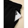 image:imageSHEWIN Women Casual Two Piece Sets Ribbed Knit Outfits Airport Pant Clothes 2026Black