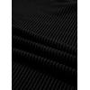 image:imageSHEWIN Women Casual Two Piece Sets Ribbed Knit Outfits Airport Pant Clothes 2026Black
