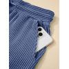 image:imageSHEWIN Women Casual Two Piece Sets Ribbed Knit Outfits Airport Pant Clothes 2026Navy Blue