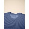image:imageSHEWIN Women Casual Two Piece Sets Ribbed Knit Outfits Airport Pant Clothes 2026Navy Blue