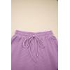 image:imageSHEWIN Women Casual Two Piece Sets Ribbed Knit Outfits Airport Pant Clothes 2026Purple