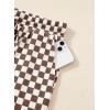 image:imageSHEWIN Womens Plaid 2 Piece Short Sets 2026 Lounge Beach Travel Vacation Outfits Matching Shorts Sweatsuit with PocketsGrey