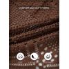 image:imageSHEWIN Crochet Cardigans for Women Long Sleeve Tie Front Bow Cardigan Sweaters Hollow Out Knit Summer Beach Vacation CoverupsCoffee