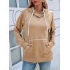 image:imageSHEWIN Womens Hoodies Drawstring Hooded Sweatshirt Pullover Long Sleeve Tops Womens Fall Fashion 2025Camel