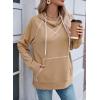 image:imageSHEWIN Womens Hoodies Drawstring Hooded Sweatshirt Pullover Long Sleeve Tops Womens Fall Fashion 2025Camel