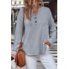 image:imageSHEWIN 2025 Women Ribbed Knit Tops Dressy Long Sleeve Shirts Fall Lightweight SweatshirtBeau Blue