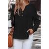 image:imageSHEWIN 2025 Women Ribbed Knit Tops Dressy Long Sleeve Shirts Fall Lightweight SweatshirtBlack