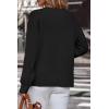 image:imageSHEWIN 2025 Women Ribbed Knit Tops Dressy Long Sleeve Shirts Fall Lightweight SweatshirtBlack