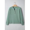image:imageSHEWIN 2025 Women Ribbed Knit Tops Dressy Long Sleeve Shirts Fall Lightweight SweatshirtGreen