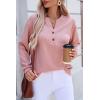 image:imageSHEWIN 2025 Women Ribbed Knit Tops Dressy Long Sleeve Shirts Fall Lightweight SweatshirtPink